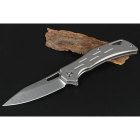 JA13 Titanium Handle Pocket Camping Survival EDc Tactical Folding Knife EDC Tool UD405390